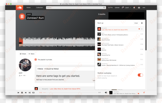Many Of You Have Requested This To Be A Feature On - Soundcloud Website transparent png image