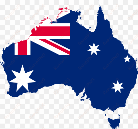 map flag clipart transparent background - australian flag on australia
