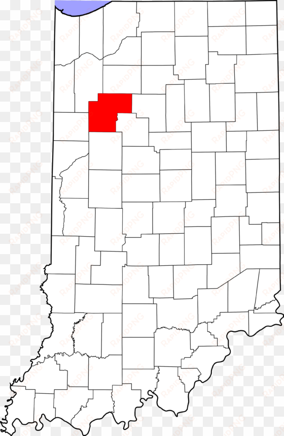 map of indiana highlighting white county - columbus indiana on map