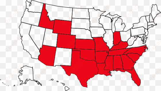 map showing in which us states children can be hit - states with corporal punishment