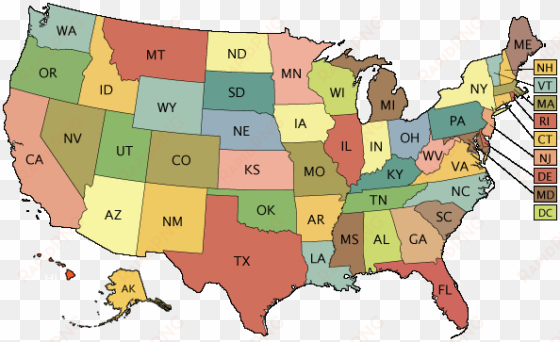 map - us rv map