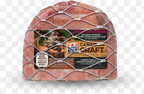maple leaf canadian craft™ ontario inspired cherry - maple leaf canadian craft cherry wood smoked ham