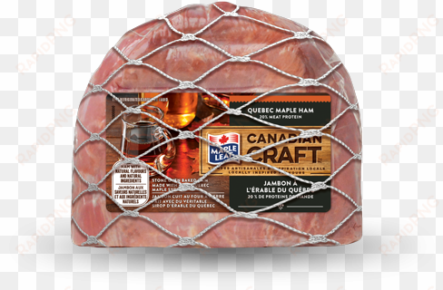 maple leaf canadian craft™ québec maple ham - maple leaf canadian craft cherry wood smoked ham