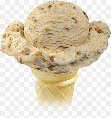 maple walnut, by the scoop, ice cream - maple walnut ice cream cone