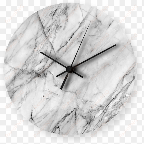 marble texture printed wall clock - marble canvas print - small by patterns and textures