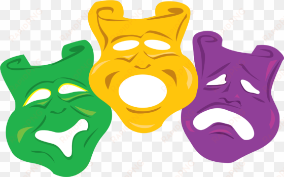 mardi gras colors mask - new orleans