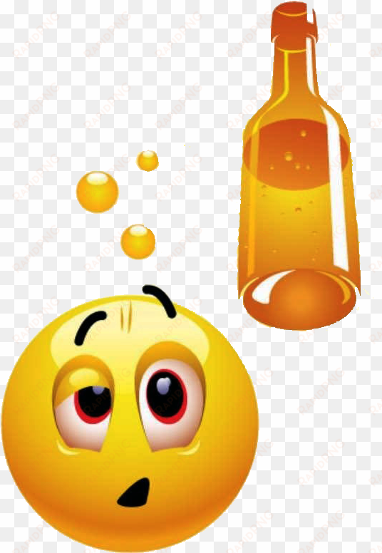 mareado por el alcohol - smiley alcohol