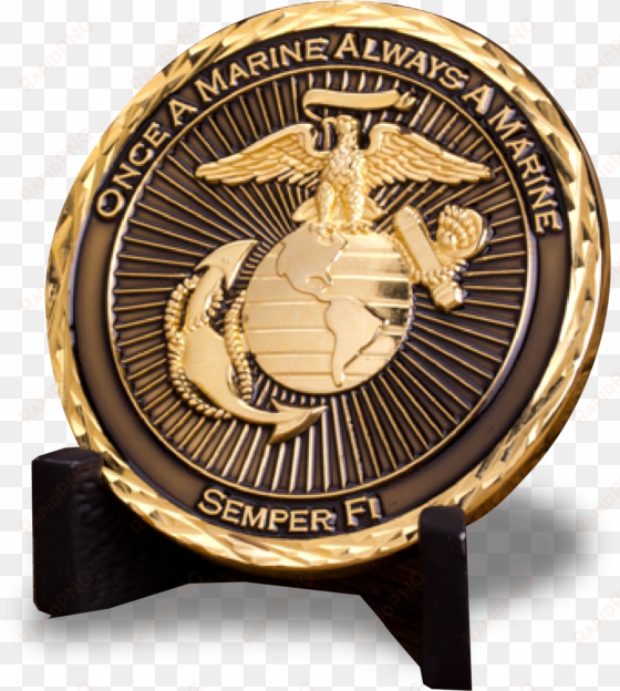 marines, we encourage you to take the first step and - challenge coin