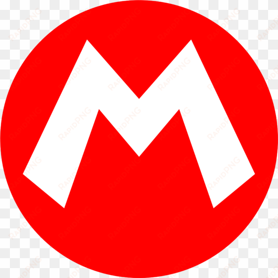 mario emblem inverted - mario logo