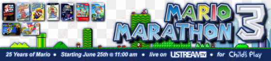 mario marathon header - mario series