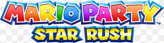 Mario Party - Mario Party Star Rush Logo transparent png image
