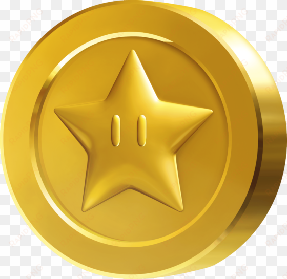 mario star png picture - mario star coin