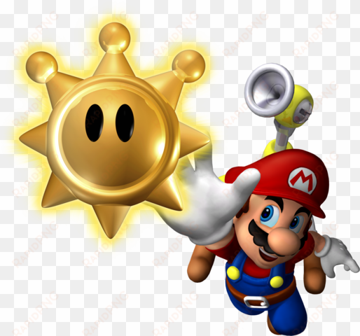 Mario Sunshine - Super Mario Sunshine Shine transparent png image