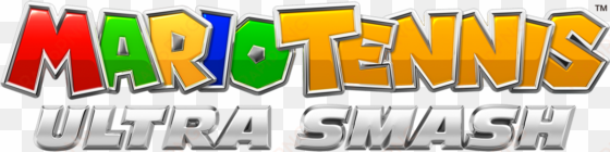 mario tennis ultra smash- logo - mario tennis: ultra smash