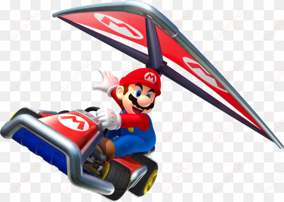 Marioglider3ds - Mario Kart 7 Mario transparent png image