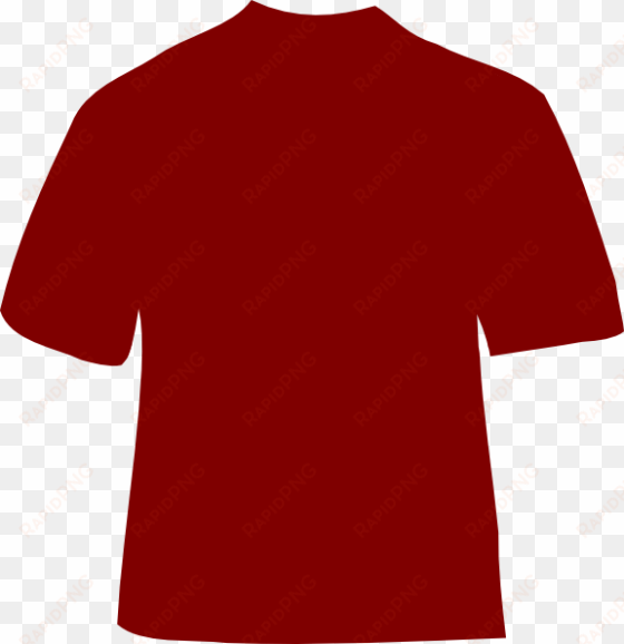 maroon clipart red tshirt - blank maroon t shirt