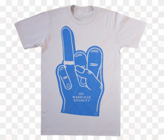 Marriage Equality Foam Hand T-shirt - Foam Hand transparent png image
