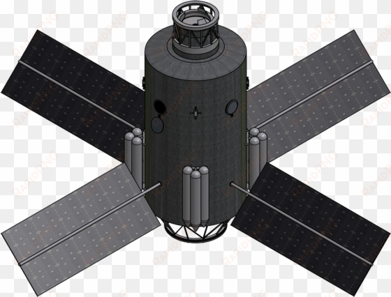 mars spacecraft habitation module diagram1 - mars spacecraft png