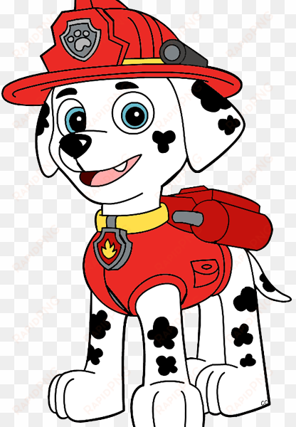 marshall paw patrol cartoon paw patrol clip art cartoon - marshall paw patrol svg