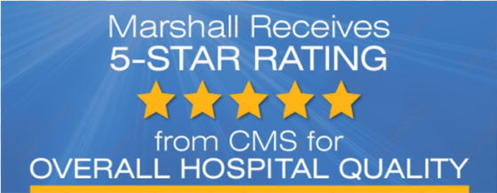 marshall receives 5 star rating from medicare agency - poster