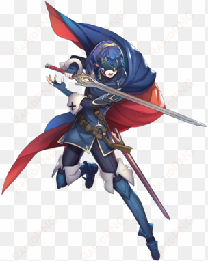 Marth Enigmatic Blade Btlface - Marth Fire Emblem Heroes transparent png image