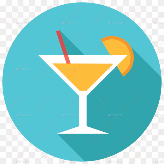 martini clipart mocktail - drink flat icon png