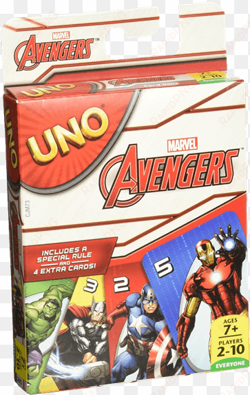 marvel avengers uno card game by mattel