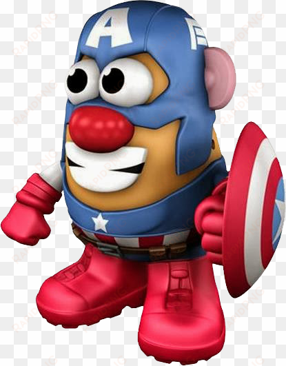 marvel comics has been turned into taters - mr potato head captain america