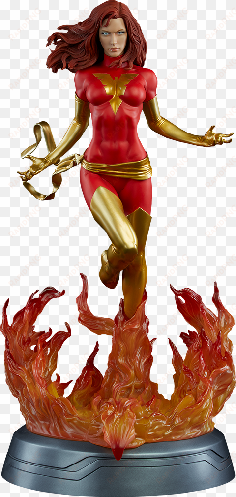 marvel dark phoenix premium format figure by sideshow - x men phoenix figure