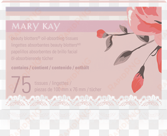 mary kay beauty blotter into the garden