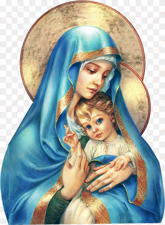 Mary Mother Of God Png Vector Black And White Stock - Mother Mary Png transparent png image
