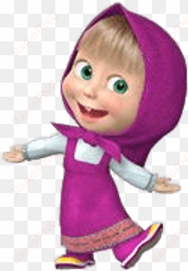 masha doing russian dance - masha and the bear transparent background