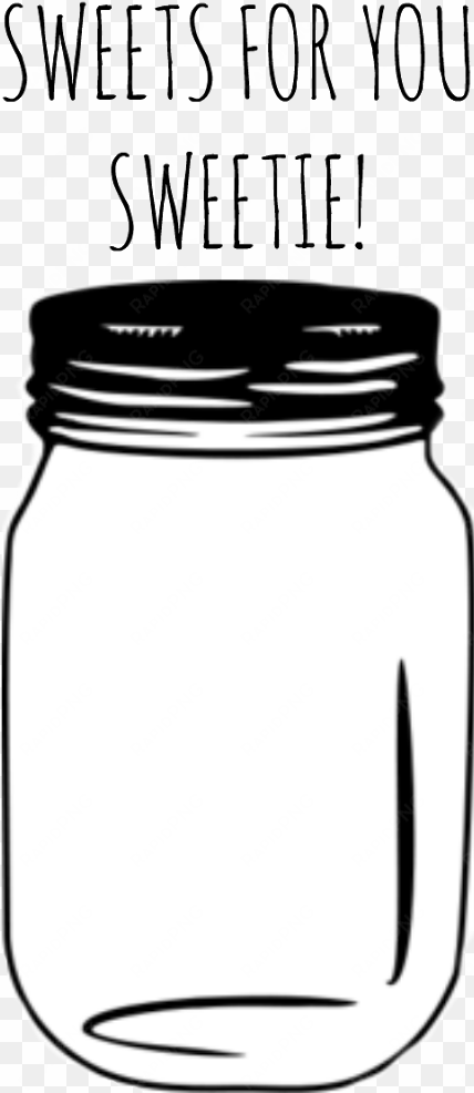 mason jar clipart transparent - jar coloring page