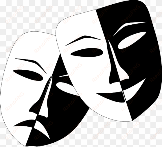 masquerade masks clip art - theatre masks