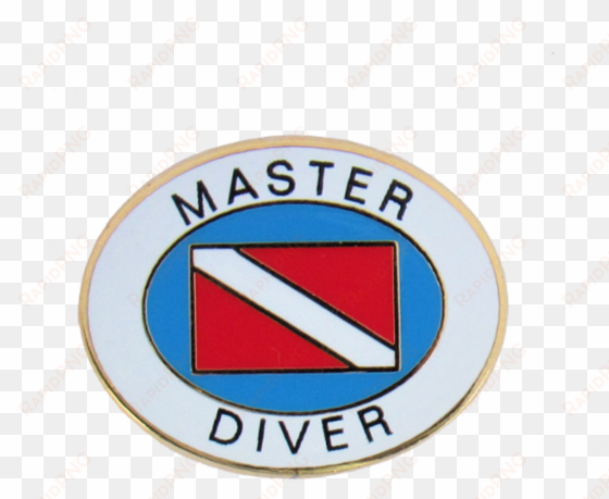 master diver pin - master scuba diver