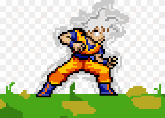 mastered ultra instinct goku - goku mastered ultra instinct pixel art