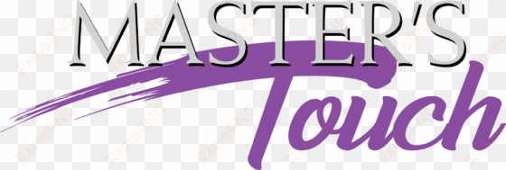 master's touch art program at unity - master's touch logo