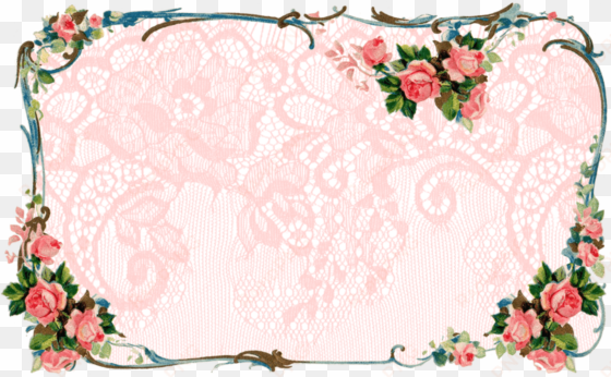 Matching Victorian Rose Banner And Facebook Jpg Transparent - Victorian Rose Border transparent png image