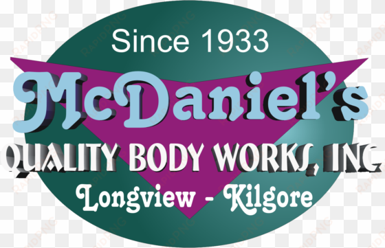 mcdaniels quality body works - graphic design