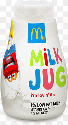 mcdonalds 1 low fat milk jug - mcdonalds happy meal milk