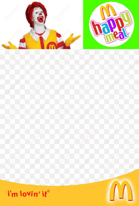 mcdonalds happy meal box template - happy meal fanon wikia