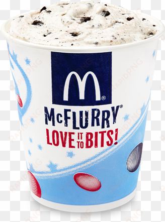 Mcdonalds Mcflurry With Oreo Cookies 12 Fl Oz Cup - Mcdonalds M&m Mcflurry transparent png image