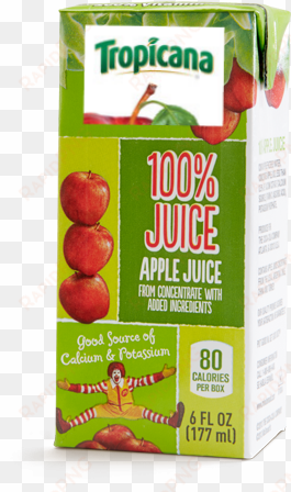mcdonald's tropicana apple juice box - apple juice from mcdonalds