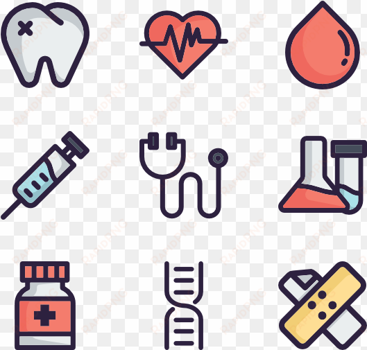 medical icon set - medicine