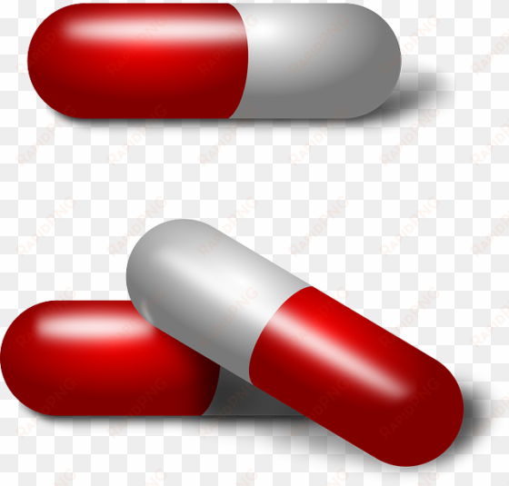 Medicine Pill Clip Art At Clker - Capsula Pastilla transparent png image