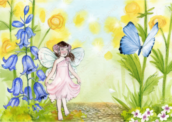 medium image - fairy with butterfly