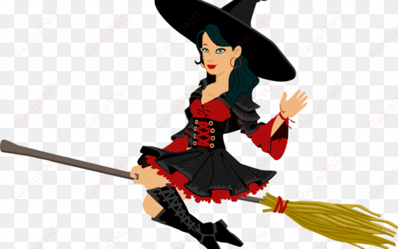 medium image - witch flying