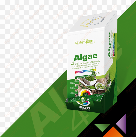 medium-term product algae 4 all spirulina chlorella - medium term algae