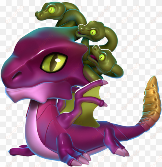 medusa dragon baby - cartoon