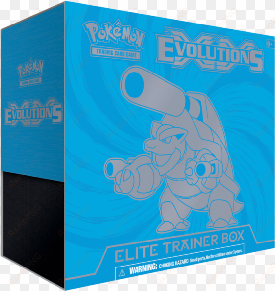 mega blastoise ptcgo code - pokemon evolutions elite trainer box
